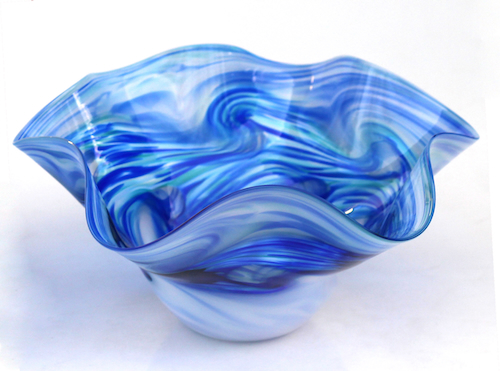 Click to view detail for DB-814 Bowl - Ocean Wave Bowl Fluted 14x6 $275